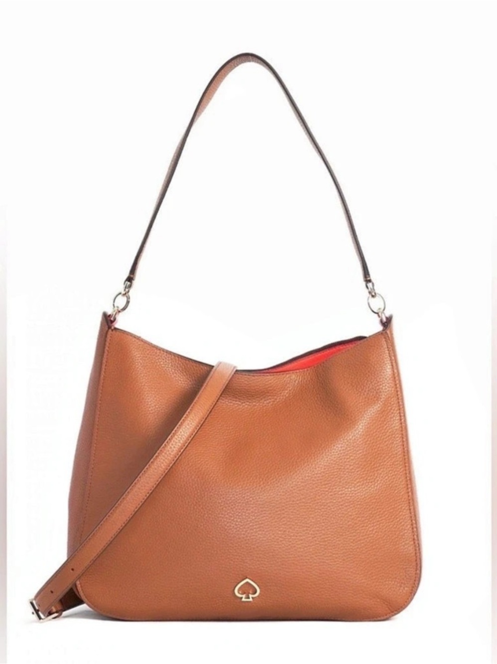 Kate Spade Brown Pebble Leather Hobo bag